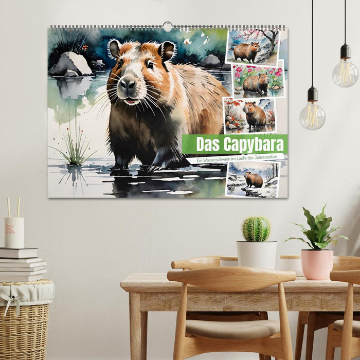 Das Capybara (CALVENDO Wandkalender 2026)