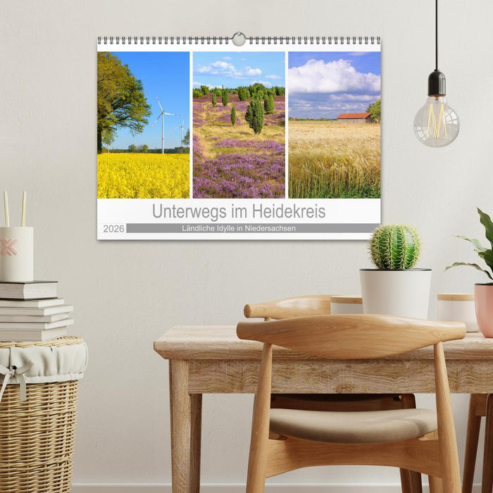 Unterwegs im Heidekreis (CALVENDO Wandkalender 2026)