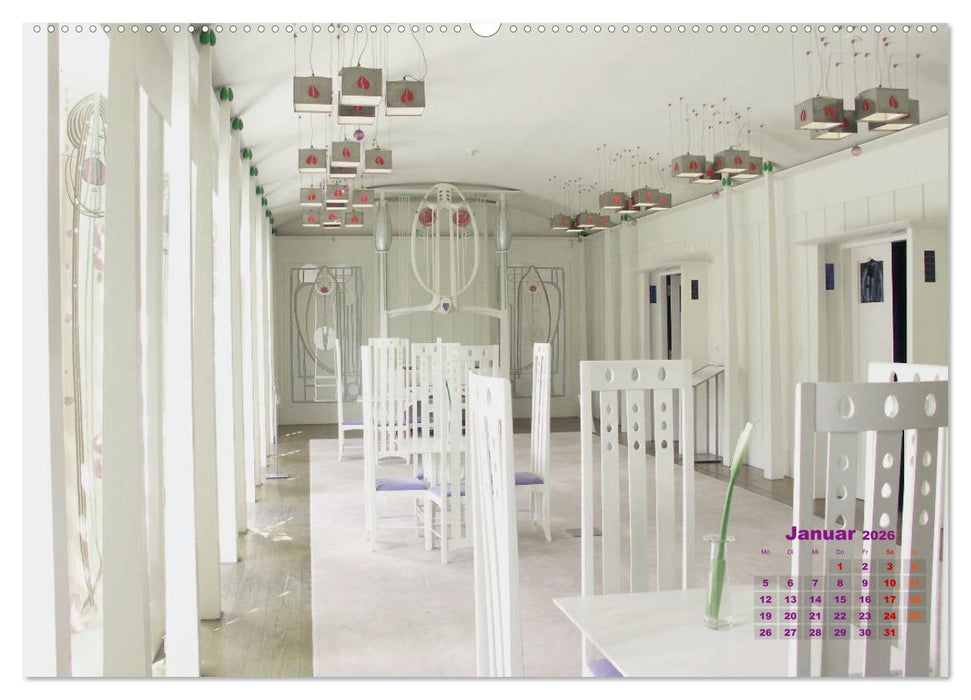 ArtDeco by Charles Rennie Mackintosh (CALVENDO Wandkalender 2026)