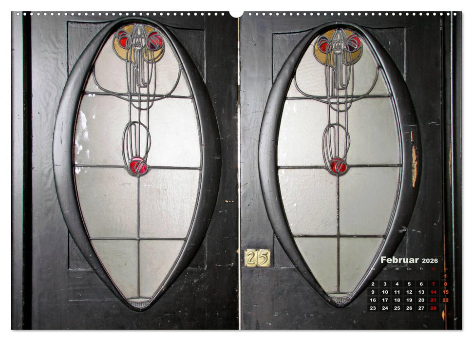 ArtDeco by Charles Rennie Mackintosh (CALVENDO Wandkalender 2026)