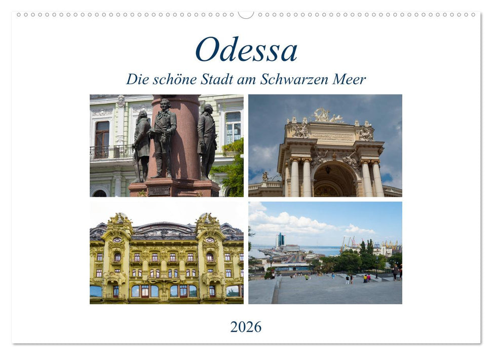 Odessa- Die schöne Stadt am Schwarzen Meer (CALVENDO Wandkalender 2026)