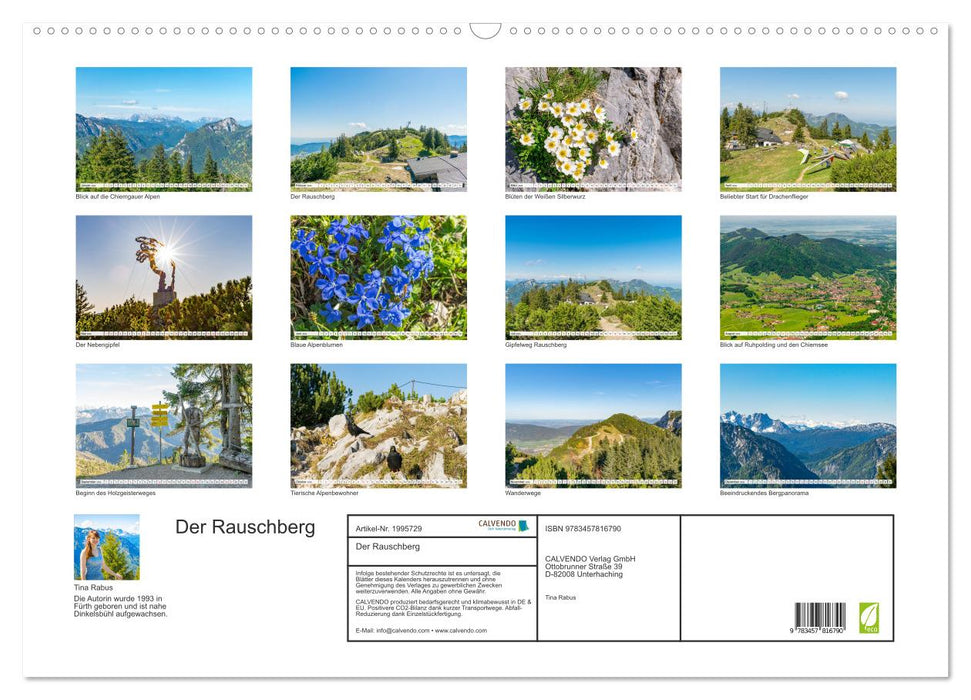 Der Rauschberg (CALVENDO Wandkalender 2026)