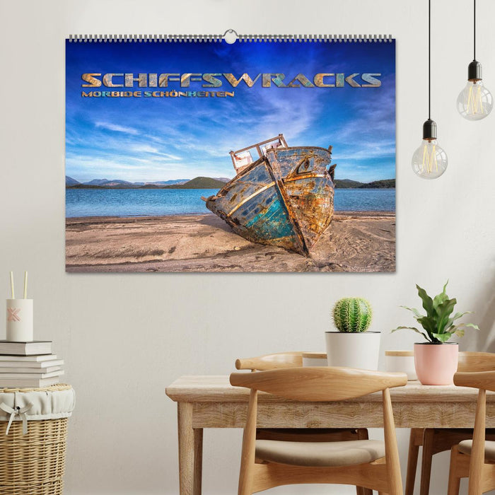 Schiffswracks - morbide Schönheiten (CALVENDO Wandkalender 2026)