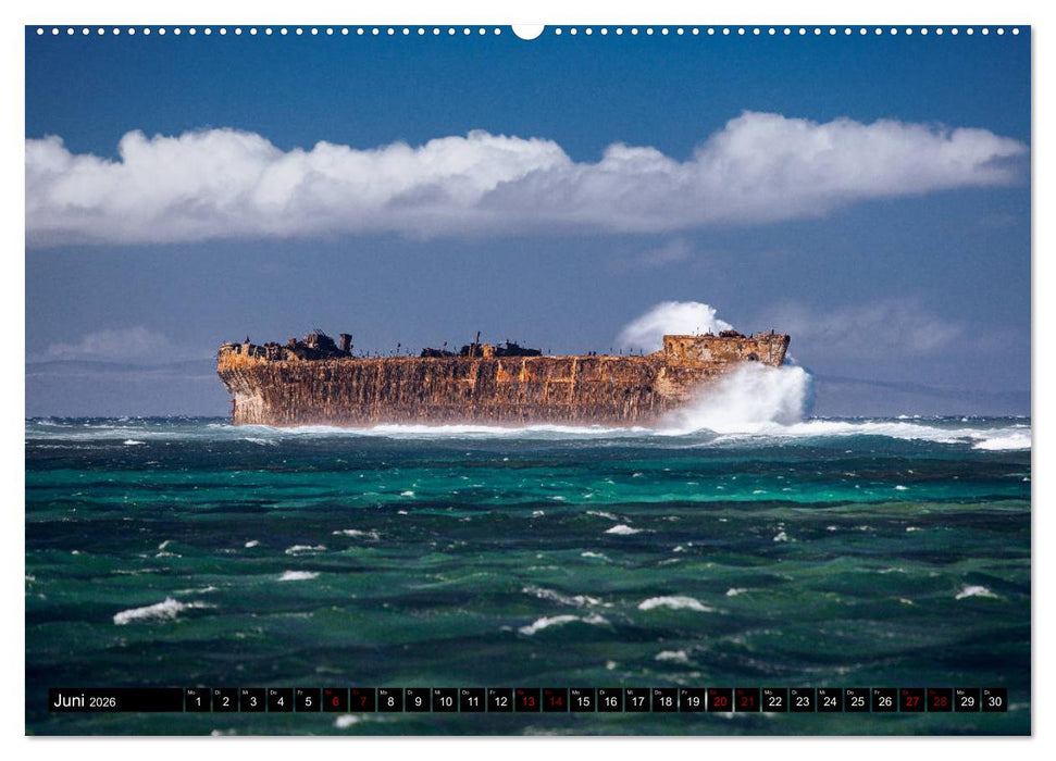 Schiffswracks - morbide Schönheiten (CALVENDO Wandkalender 2026)