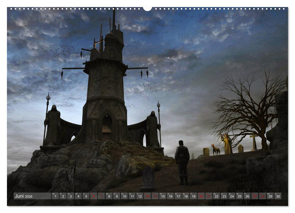 Helden, Drachen und Magie (CALVENDO Wandkalender 2026)