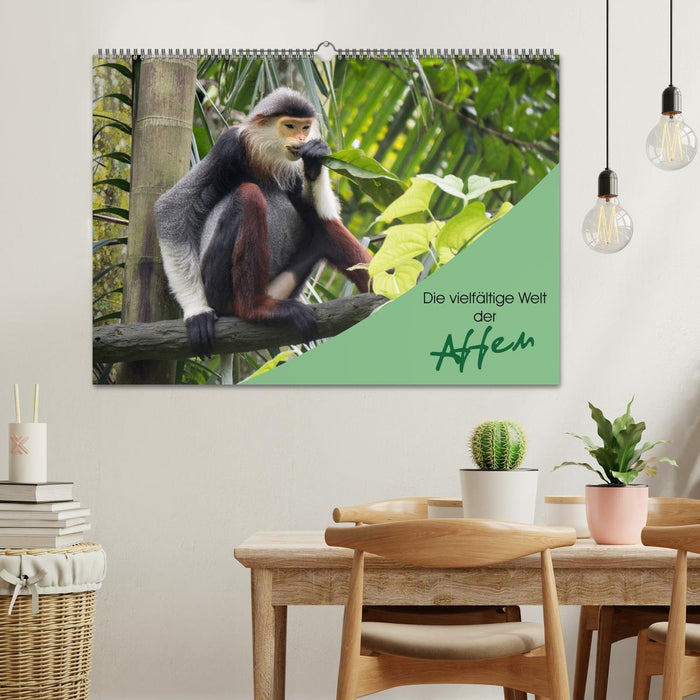 Die vielfältige Welt der Affen (CALVENDO Wandkalender 2026)
