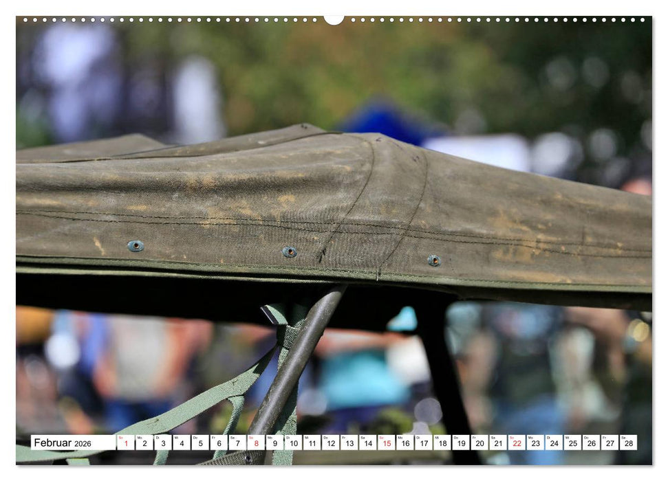 Willys Jeep im Detail vom Frankfurter Taxifahrer Petrus Bodenstaff (CALVENDO Wandkalender 2026)