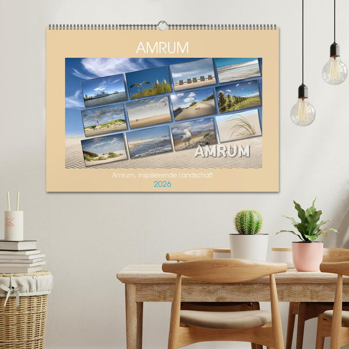 Amrum, inspirierende Landschaft (CALVENDO Wandkalender 2026)
