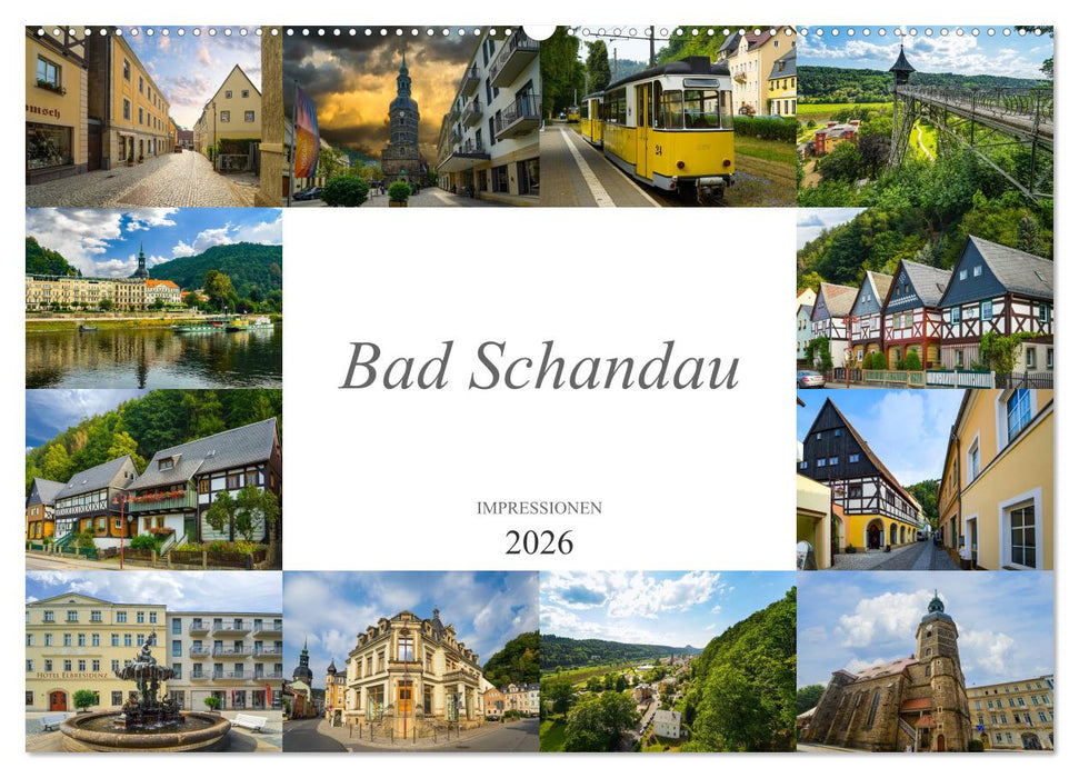 Bad Schandau Impressionen (CALVENDO Wandkalender 2026)