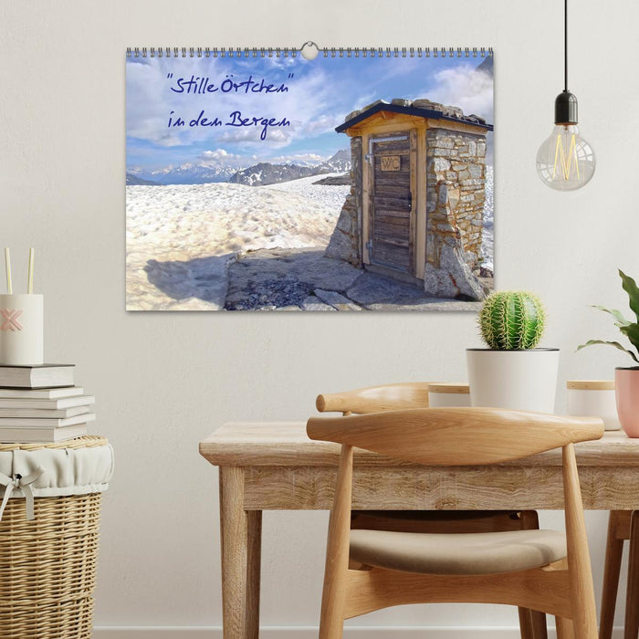 "Stille Örtchen" in den Bergen (CALVENDO Wandkalender 2026)
