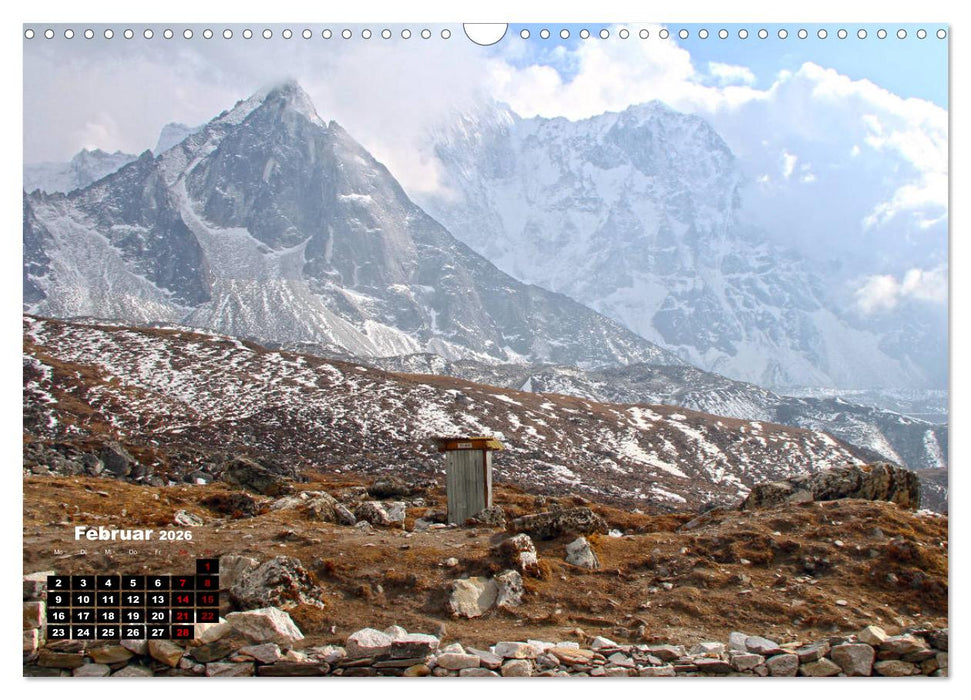 "Stille Örtchen" in den Bergen (CALVENDO Wandkalender 2026)