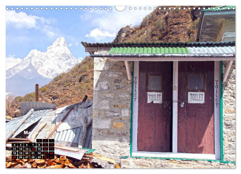 "Stille Örtchen" in den Bergen (CALVENDO Wandkalender 2026)