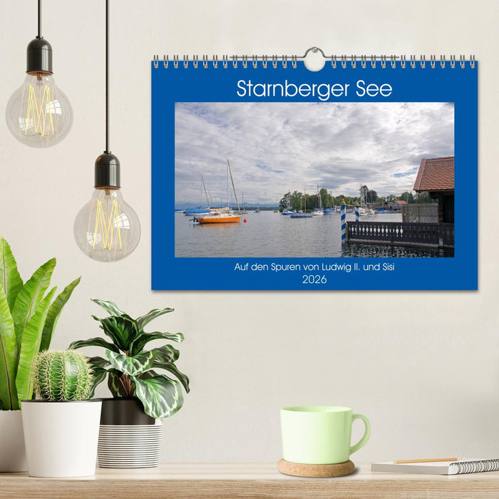Starnberger See - Auf den Spuren von Ludwig II. und Sisi (CALVENDO Wandkalender 2026)