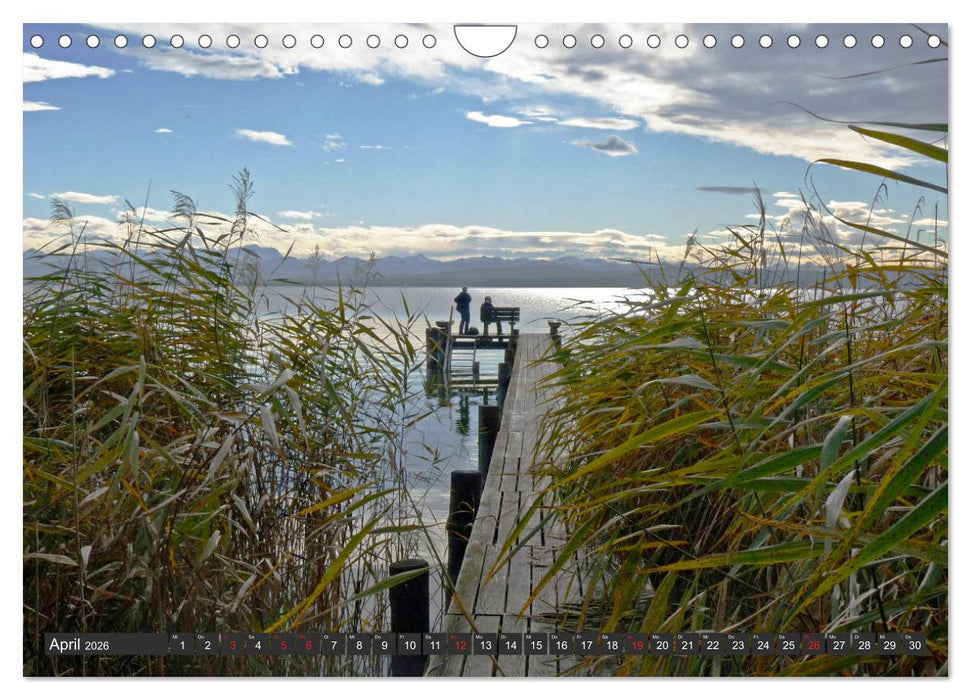 Starnberger See - Auf den Spuren von Ludwig II. und Sisi (CALVENDO Wandkalender 2026)