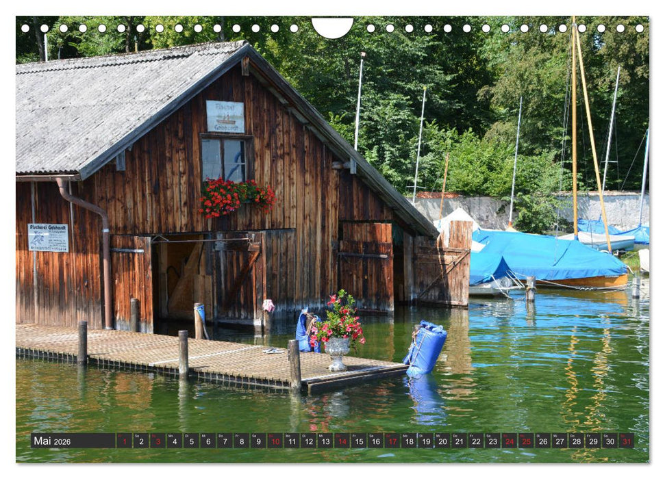 Starnberger See - Auf den Spuren von Ludwig II. und Sisi (CALVENDO Wandkalender 2026)