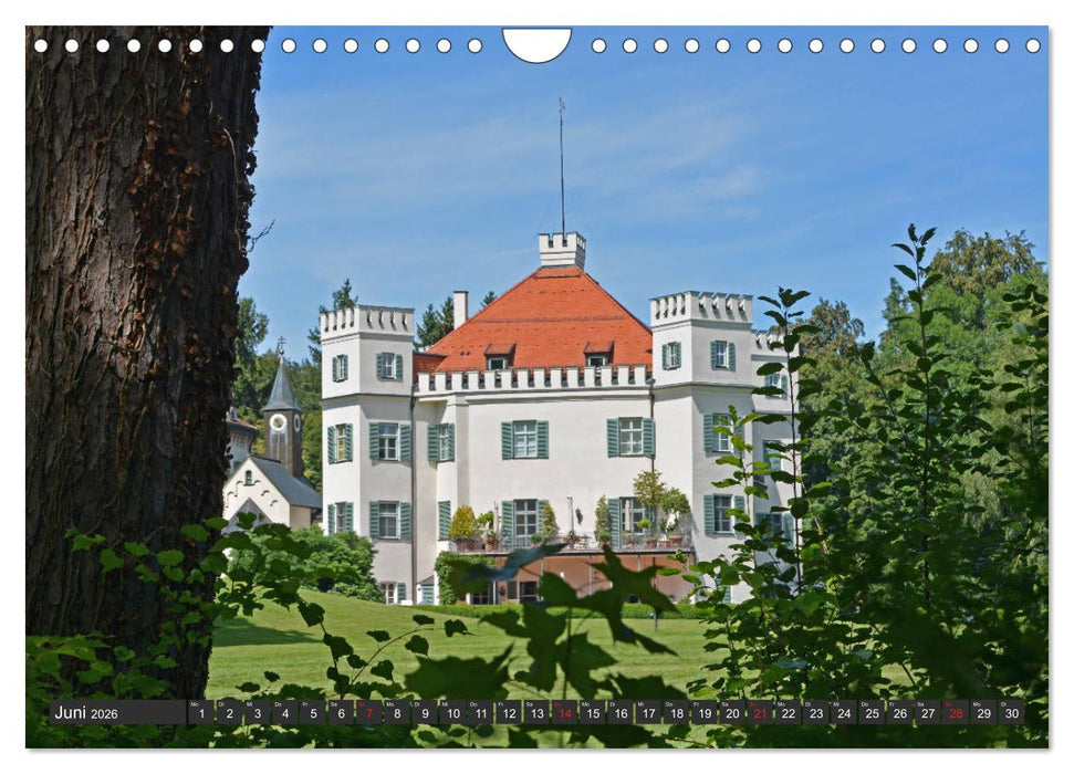 Starnberger See - Auf den Spuren von Ludwig II. und Sisi (CALVENDO Wandkalender 2026)