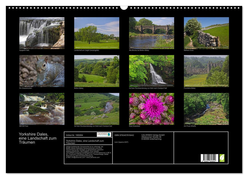 Yorkshire Dales, eine Landschaft zum Träumen (CALVENDO Wandkalender 2026)