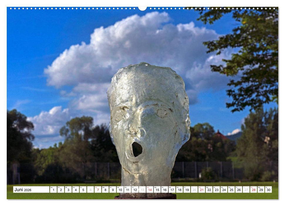 Gläserne Attraktionen - Glaskunst im Bayerischen Wald (CALVENDO Wandkalender 2026)