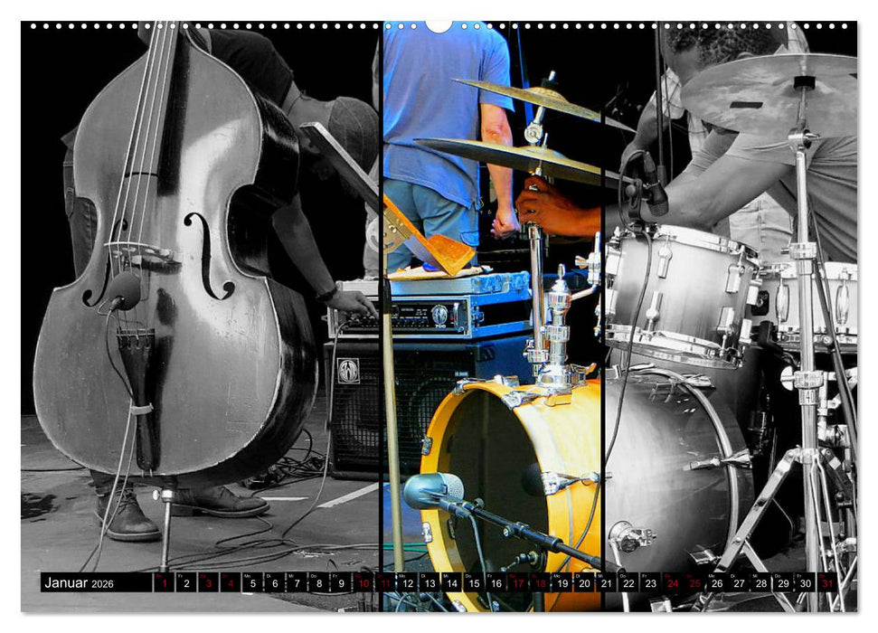 Klangbilder des Blues (CALVENDO Wandkalender 2026)