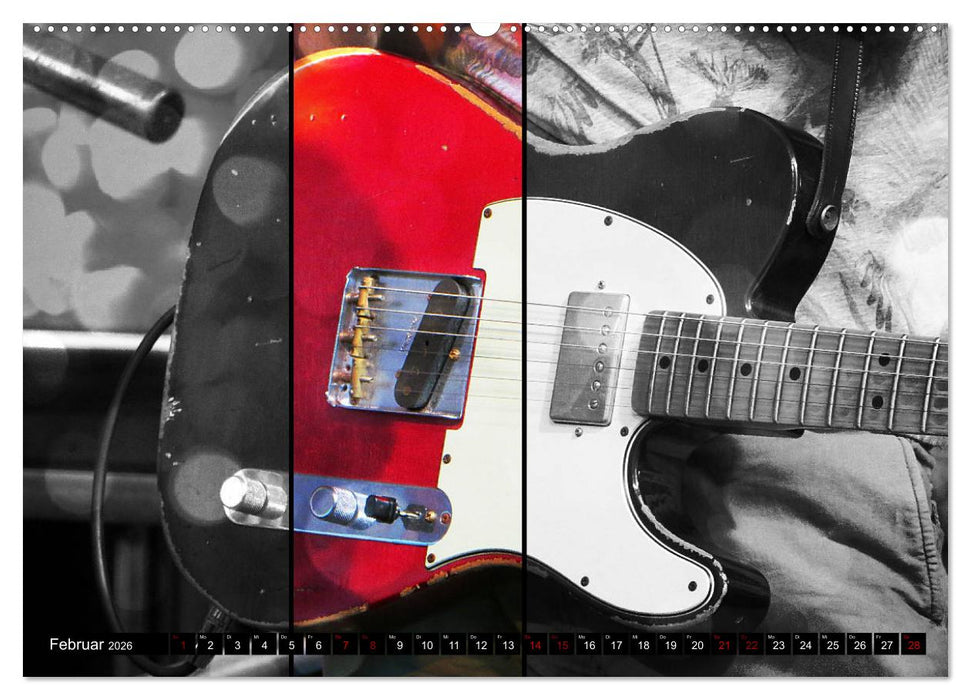 Klangbilder des Blues (CALVENDO Wandkalender 2026)