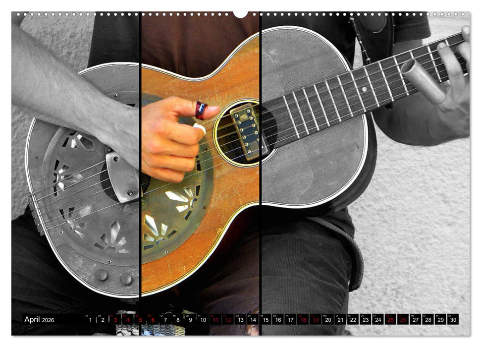 Klangbilder des Blues (CALVENDO Wandkalender 2026)