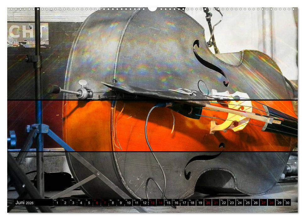 Klangbilder des Blues (CALVENDO Wandkalender 2026)