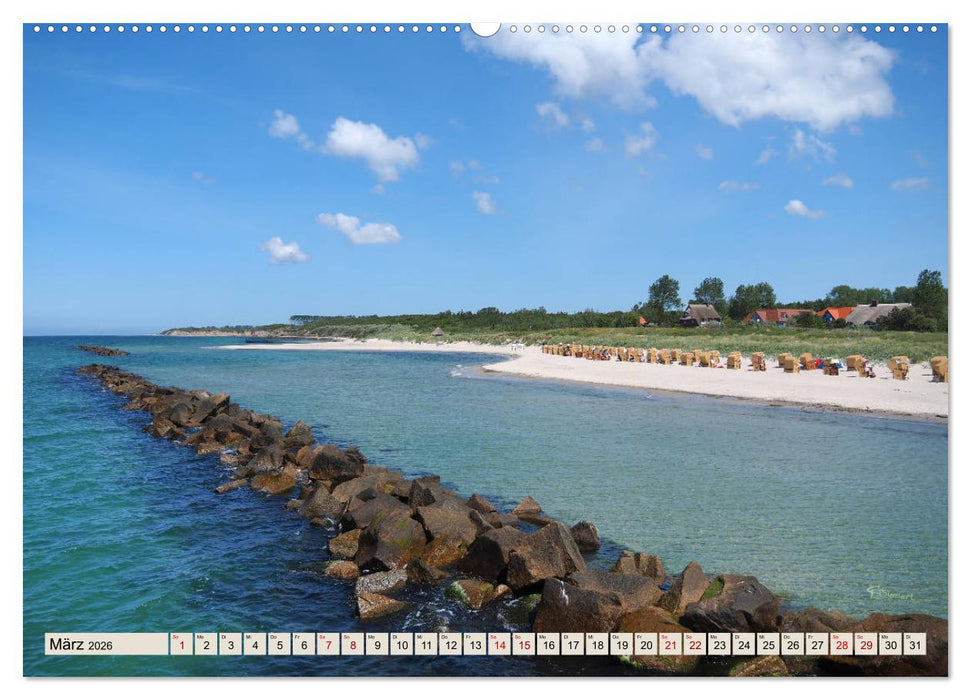 Ostseebad Wustrow Küstenimpressionen (CALVENDO Wandkalender 2026)
