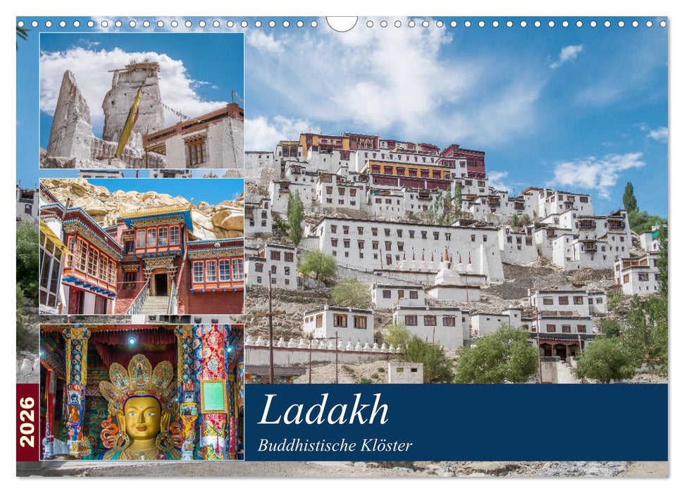 Ladakh - Buddhistische Klöster (CALVENDO Wandkalender 2026)