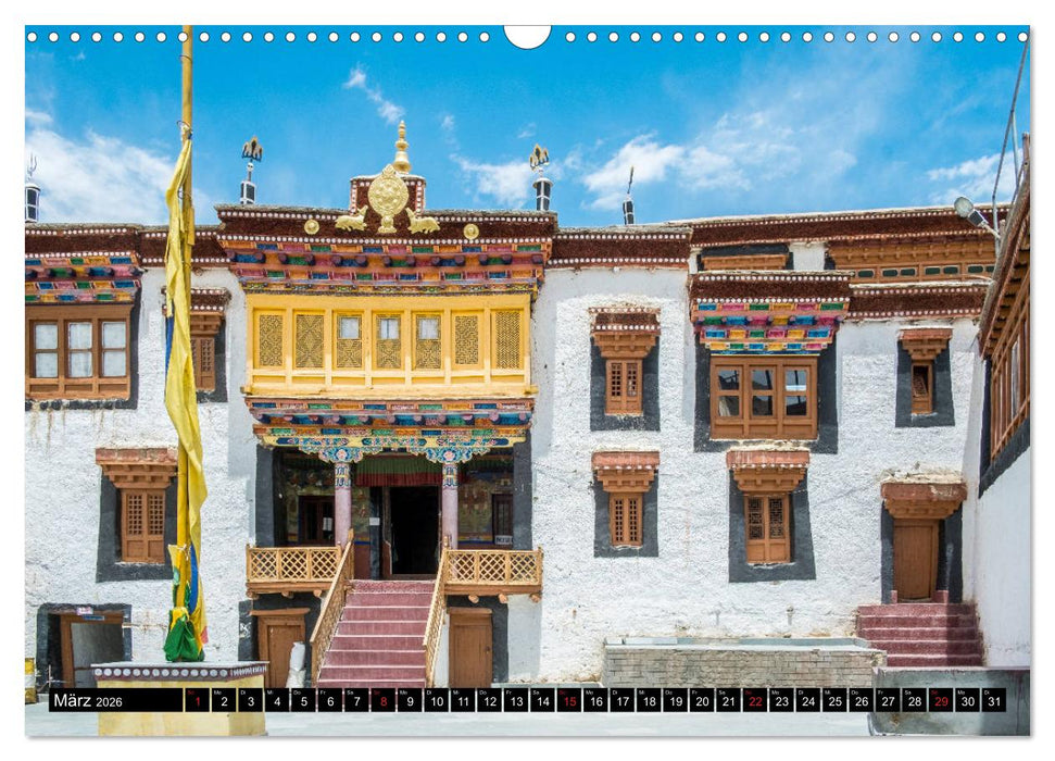 Ladakh - Buddhistische Klöster (CALVENDO Wandkalender 2026)