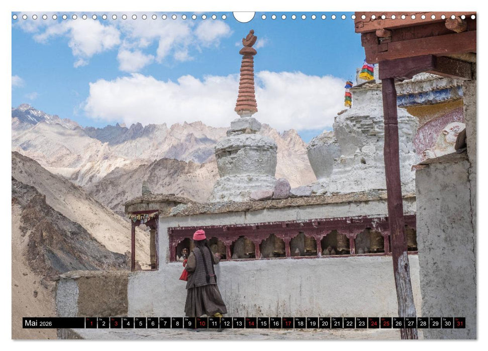 Ladakh - Buddhistische Klöster (CALVENDO Wandkalender 2026)
