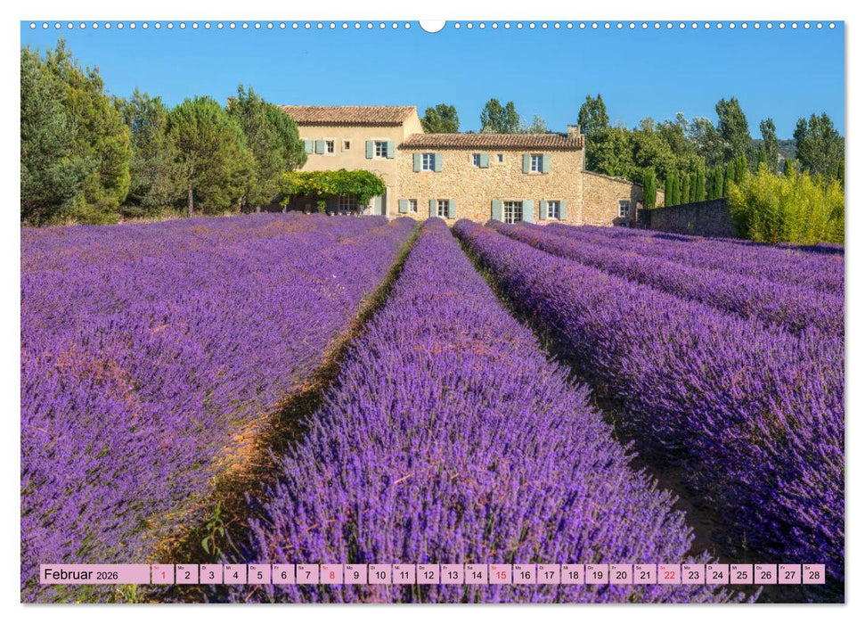Provence, Lavendelzeit in Südfrankreich (CALVENDO Wandkalender 2026)