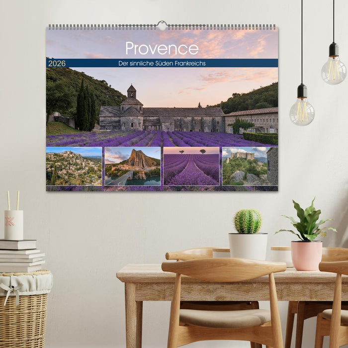 Provence, der sinnliche Süden Frankreichs (CALVENDO Wandkalender 2026)
