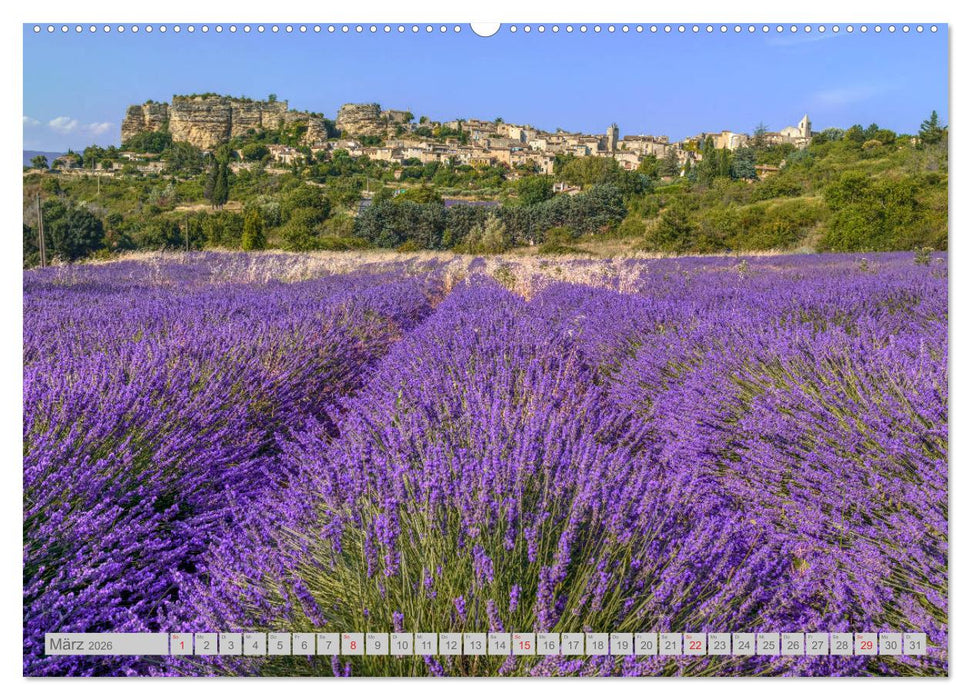 Provence, der sinnliche Süden Frankreichs (CALVENDO Wandkalender 2026)