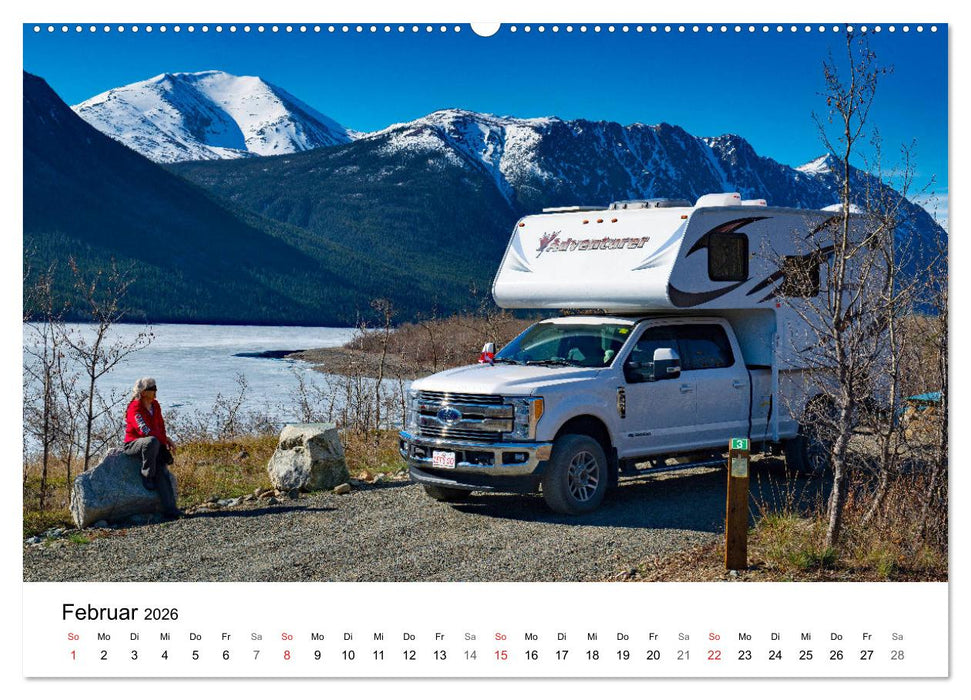 KANADA Mit dem Camper quer durch die Rockies (CALVENDO Wandkalender 2026)