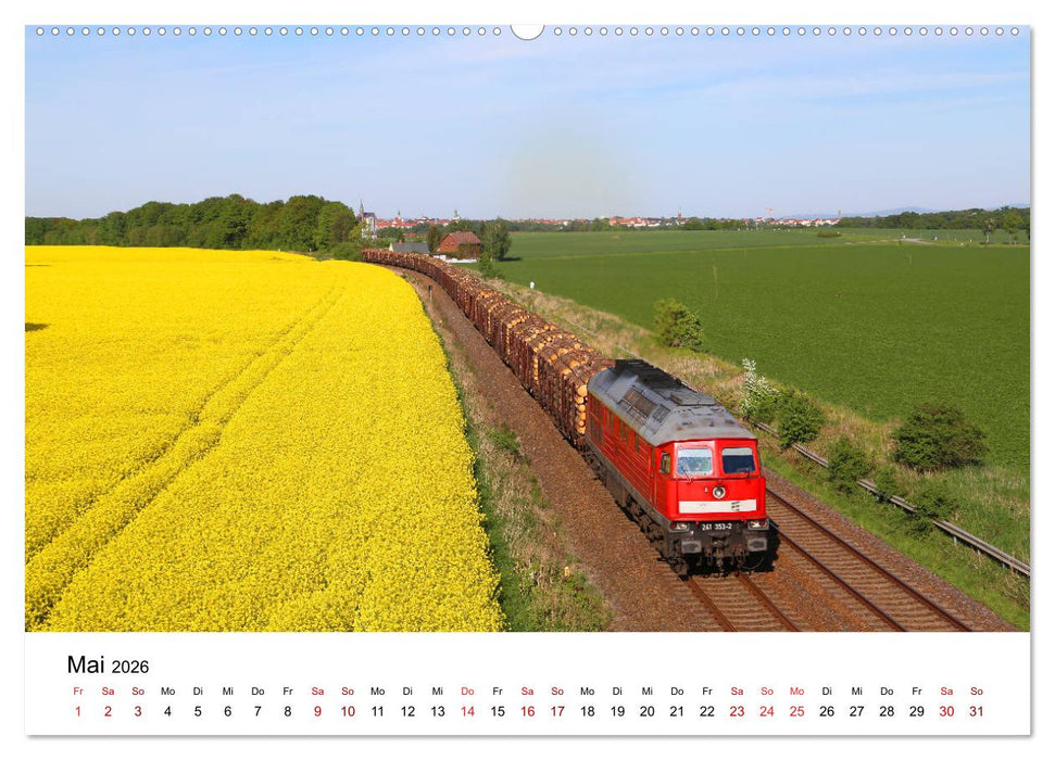 Eisenbahnen in Ostsachsen 2026 (CALVENDO Wandkalender 2026)