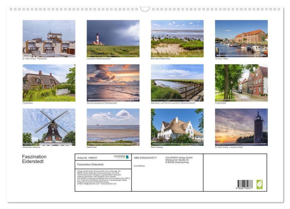 Faszination Eiderstedt (CALVENDO Wandkalender 2026)