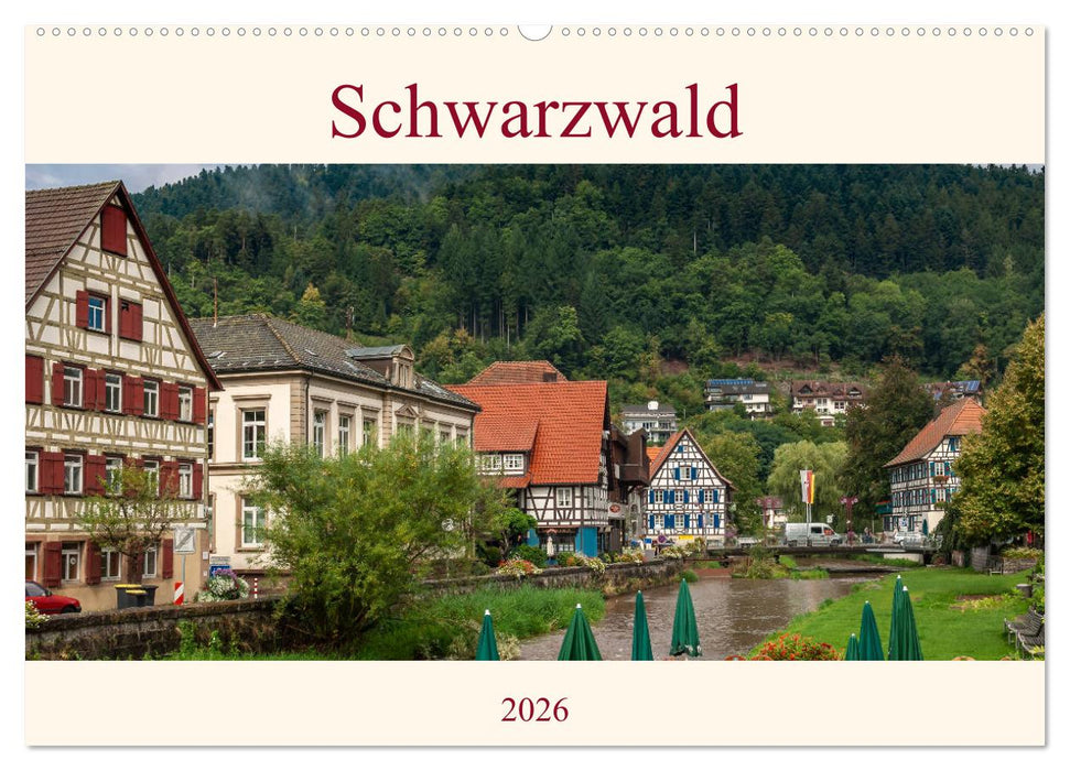 Schwarzwald (CALVENDO Wandkalender 2026)