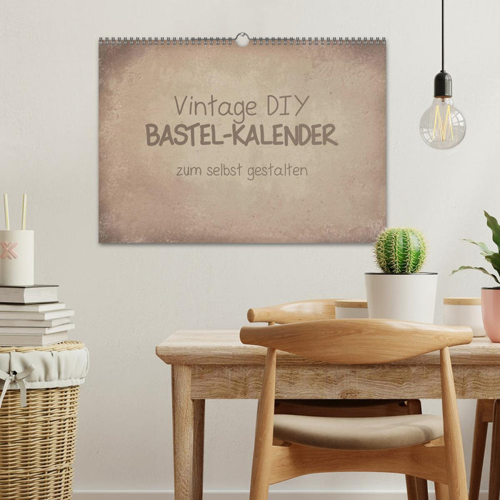 Vintage DIY Bastel-Kalender (CALVENDO Wandkalender 2026)