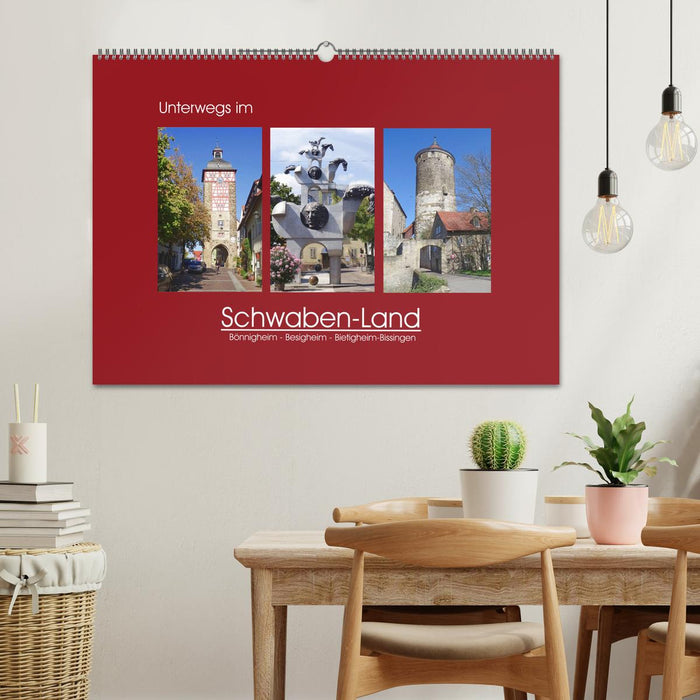 Unterwegs im Schwaben-Land (CALVENDO Wandkalender 2026)