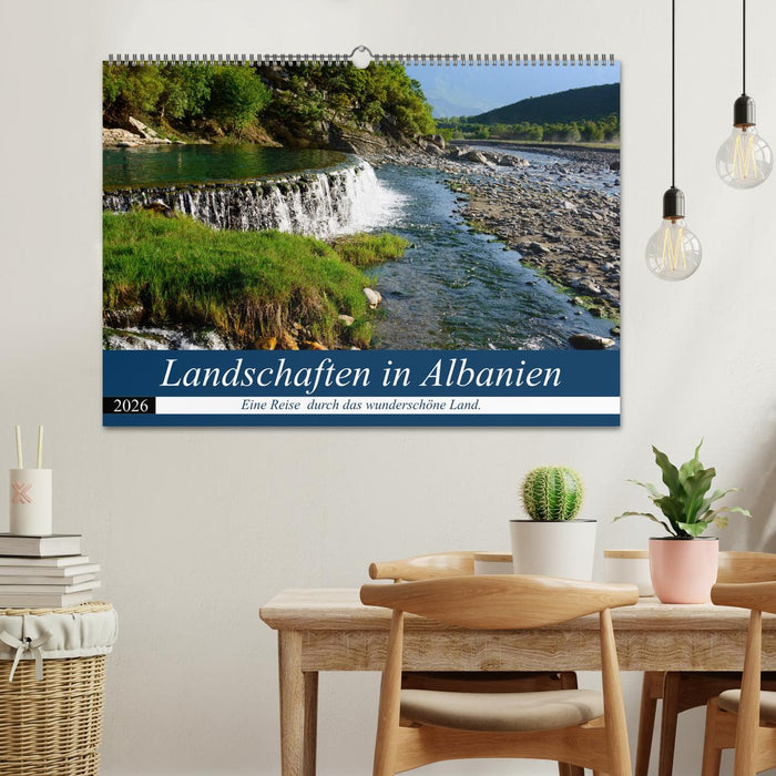 Landschaften in Albanien (CALVENDO Wandkalender 2026)