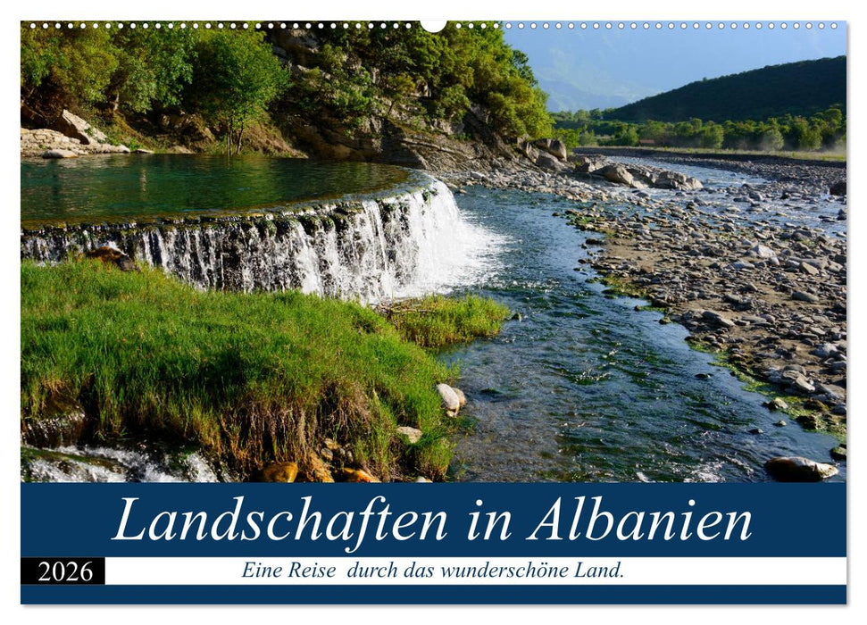 Landschaften in Albanien (CALVENDO Wandkalender 2026)