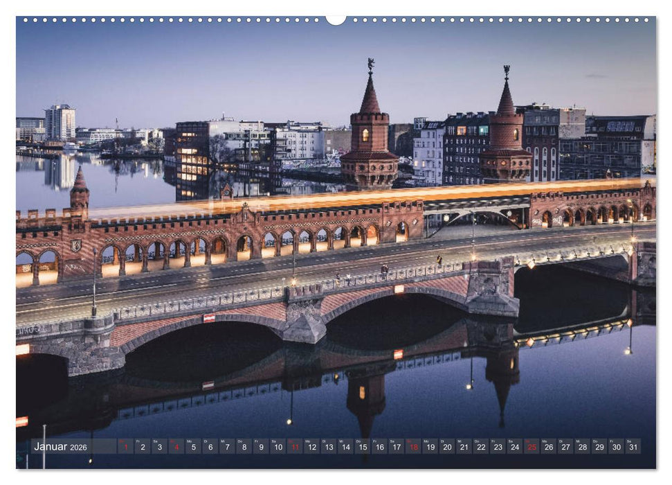Berlin von oben (CALVENDO Premium Wandkalender 2026)