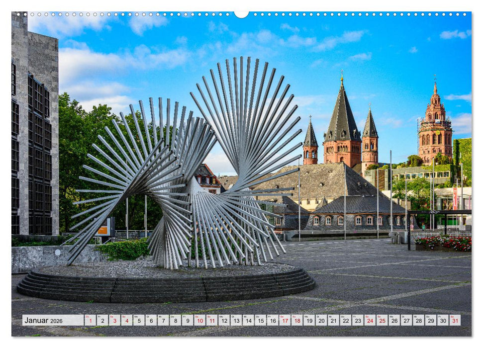 Mainz - Lebensfreude in RheinKultur (CALVENDO Wandkalender 2026)