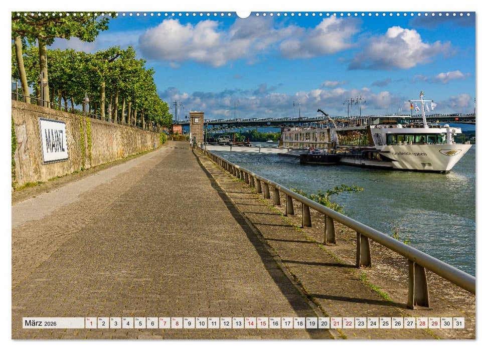 Mainz - Lebensfreude in RheinKultur (CALVENDO Wandkalender 2026)