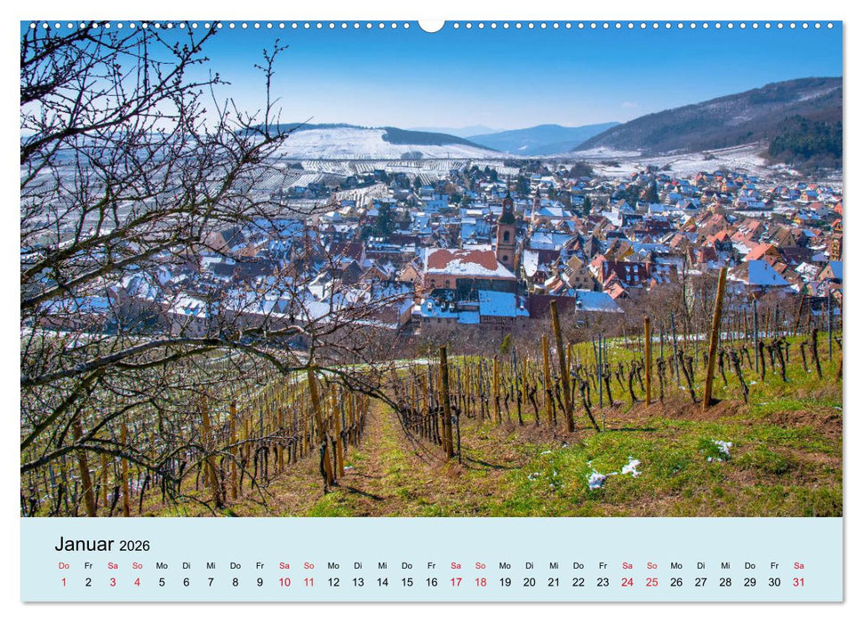 Elsass- und Vogesenträume (CALVENDO Wandkalender 2026)