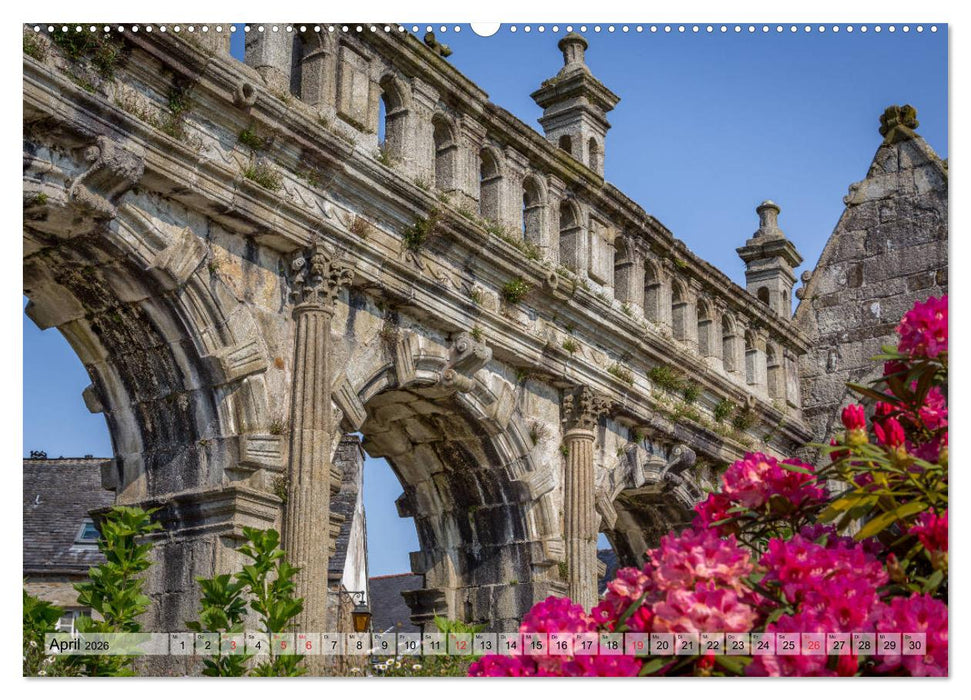 Bretagne - Felsenküste, Sandstrände und viel zu sehen (CALVENDO Premium Wandkalender 2026)