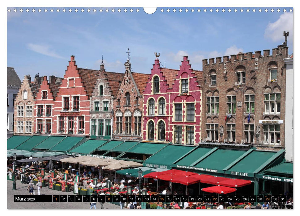 Brügge - Venedig des Nordens (CALVENDO Wandkalender 2026)