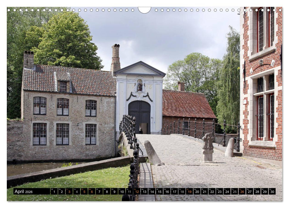 Brügge - Venedig des Nordens (CALVENDO Wandkalender 2026)