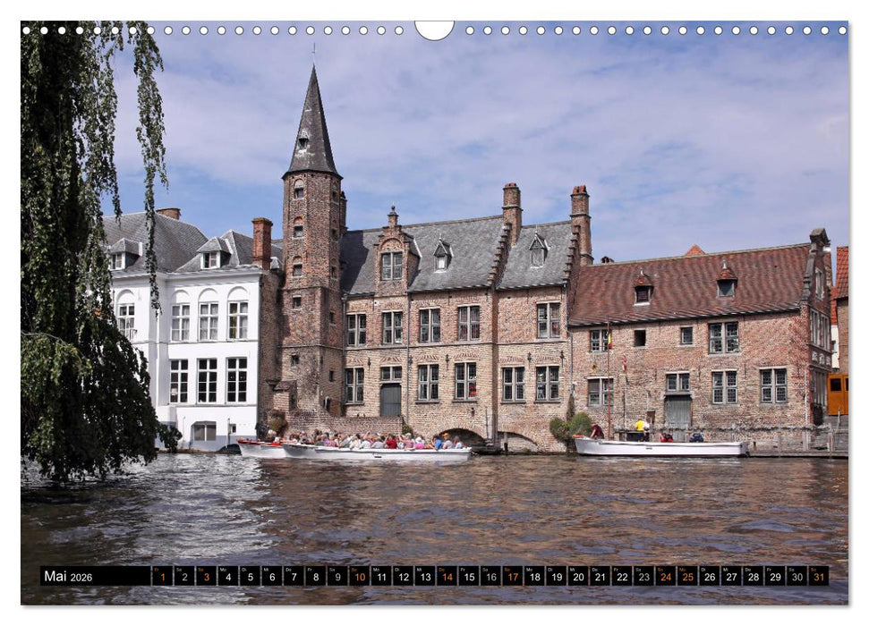 Brügge - Venedig des Nordens (CALVENDO Wandkalender 2026)