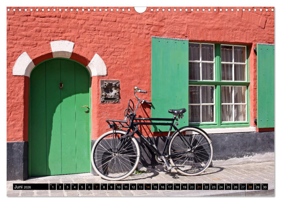 Brügge - Venedig des Nordens (CALVENDO Wandkalender 2026)